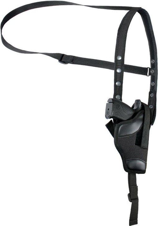 Black Tactical Shoulder Holster Polyester Undercover Auto Pistol Gun Firearm