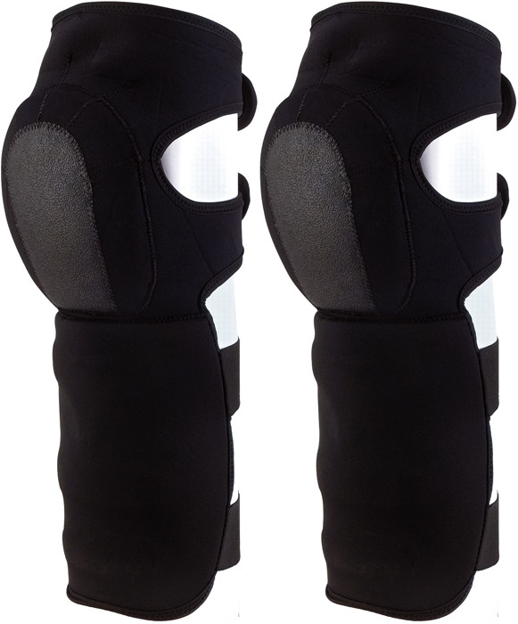 Black Tactical Shin Guards Synthetic Neoprene Soft Knee Pads