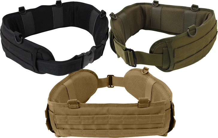 Battle Belt MOLLE Pistol Belt Padded Tactical Duty Belt for Law Enforcement
