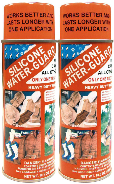 Sno-Seal Heavy Duty Long Lasting Protector Silicone Water Guard Spray Can 10.5oz - 2 Pack