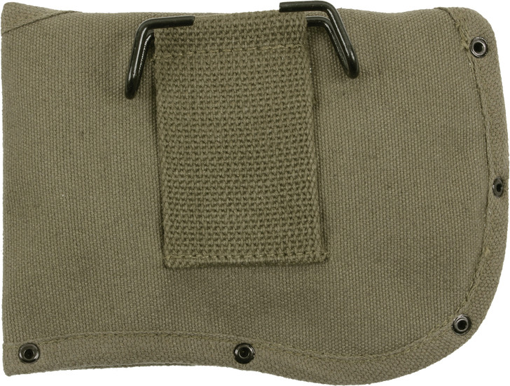Olive Drab Canvas 6" Axe Sheath with Belt Loop