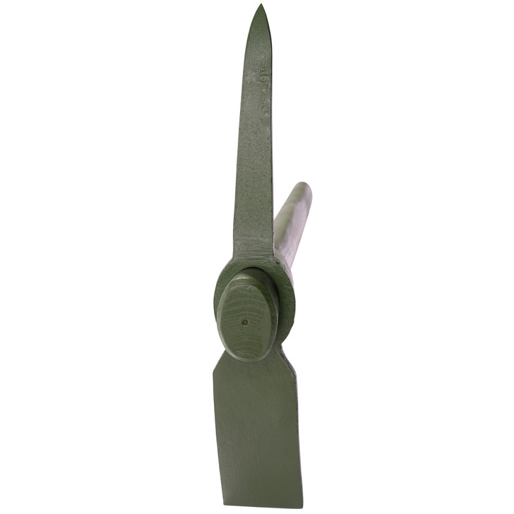 Olive Drab Military Metal Pick Mattock w/ Wood Handle