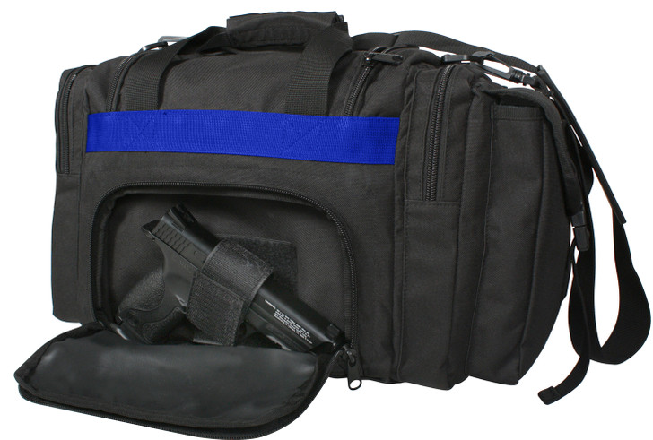 Thin Blue Line Black Tactical Concealed Carry Bag CCW Police Emergency Duty Gear