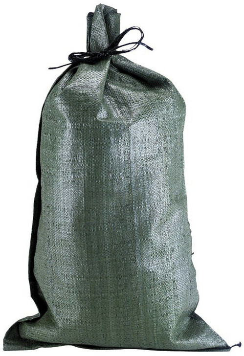 Sandbags Large Green Polypropylene Sand Bag Reinforce Barrier Flood Control