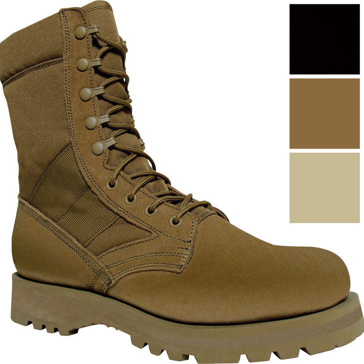 Tactical Boots Lug Sole Sierra Military Army Type Uniform Combat Boots 8" High