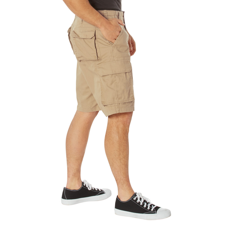 Vintage Camo Cargo Shorts, Military Paratrooper Camouflage Tactical Army