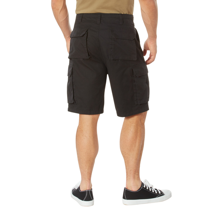 Vintage Camo Cargo Shorts, Military Paratrooper Camouflage Tactical Army