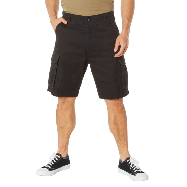 Vintage Camo Cargo Shorts, Military Paratrooper Camouflage Tactical Army