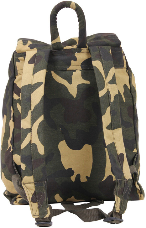Canvas Military Day Pack Camo Backpack Army Knapsack Rucksack Work School Bag