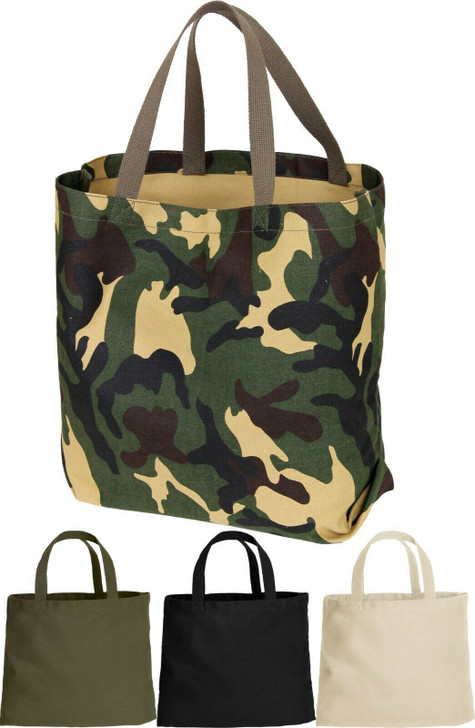 Canvas Tote Shopping Bag Shoulder Reusable Grocery Beach Foldable Durable Eco