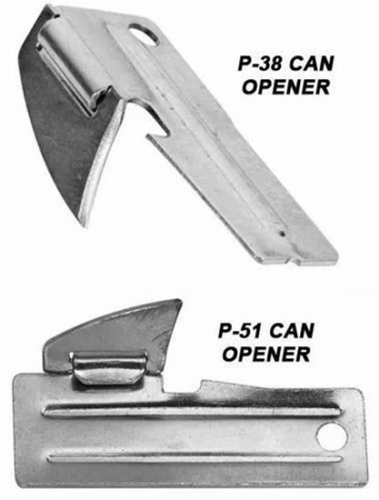 Genuine GI US Military Can Opener P-38/P-51 (10 PACK)
