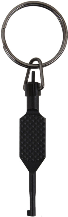Swivel Handcuff Key Flat Knurled Standard Handcuffs Opener Keychain