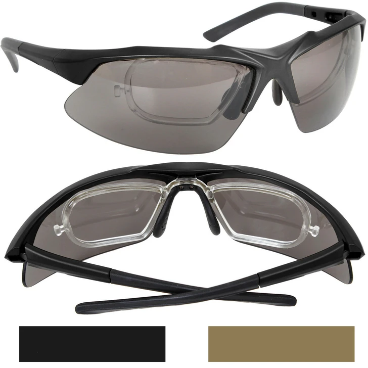 Tactical Ballistic Lens Glasses Shatterproof Military Eyewear Kit Outdoor Safety