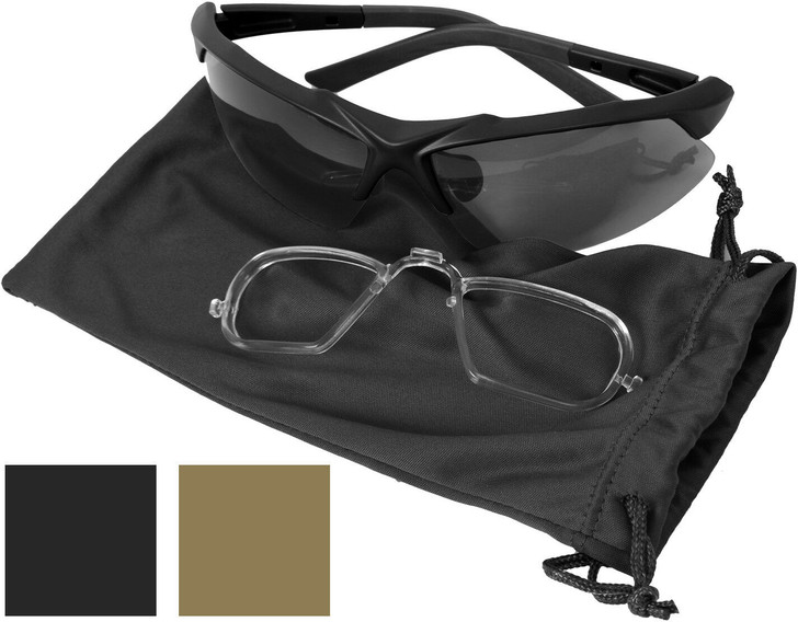 Tactical Ballistic Lens Glasses Shatterproof Military Eyewear Kit Outdoor Safety