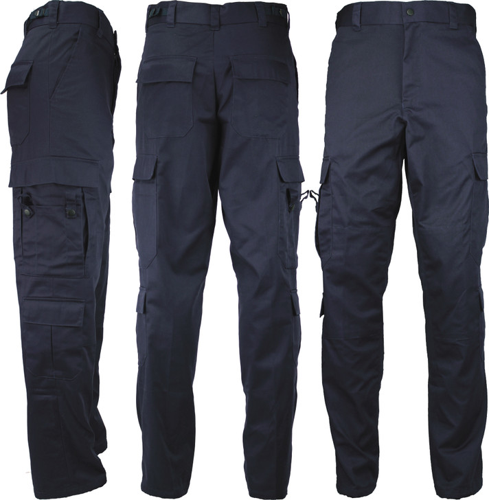 Navy Blue Tactical 9 Pocket EMS Uniform Apparel EMT Pants