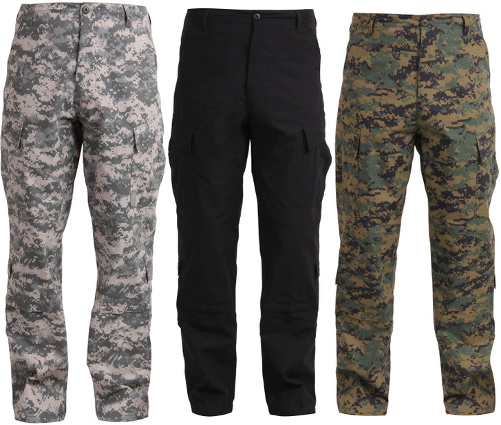 Tactical ACU Pants, Army Combat Uniform Ripstop Milspec Military Cargo Fatigues