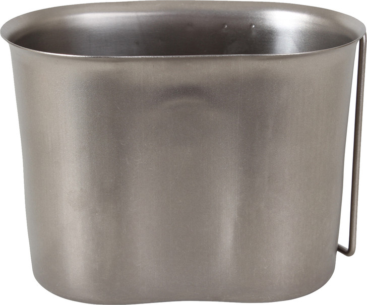 Stainless Steel 1 Quart Canteen Cup Campers Camping Military Travel Outdoor Army
