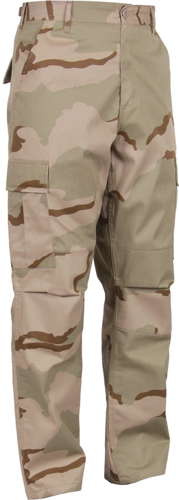Tri Color Desert Camo Rip Stop SWAT Cloth 65/35 BDU Pants Fatigues