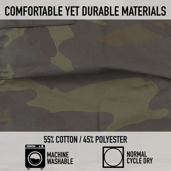 Tactical BDU Shorts Military Camo Cargo Shorts Army Fatigues Camouflage Uniform