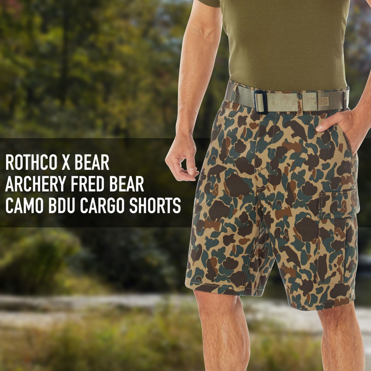 Tactical BDU Shorts Military Camo Cargo Shorts Army Fatigues Camouflage Uniform