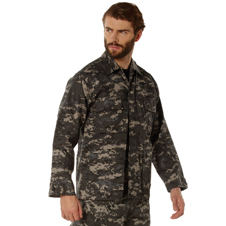 Subdued Urban Digital Camouflage Military BDU Cargo Fatigue Uniform