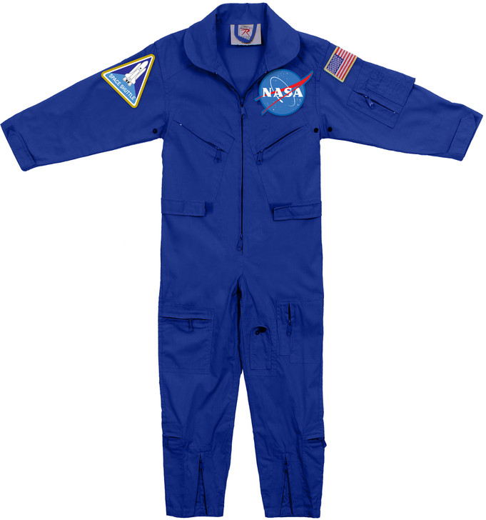 Royal Blue with NASA Patches