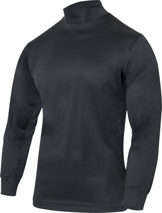 Moisture Wicking Turtleneck Long Sleeve Uniform Base Layer Mock Shirt