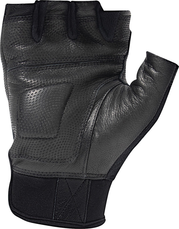 Black Carbon Fiber Hard Knuckle Gloves Tactical Cut & Fire Resistant Fingerless