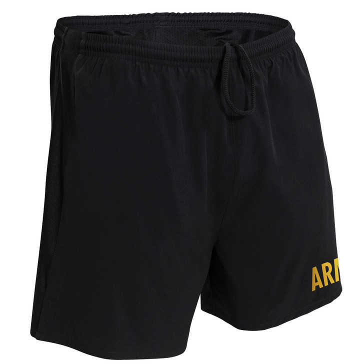 Black US Army PT Compression Shorts APFU Physical Training Work Out Running Gym