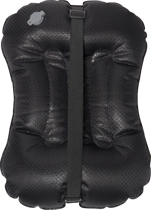 Black Inflatable Pillow Lightweight Carry Travel Comfort Neck Support
