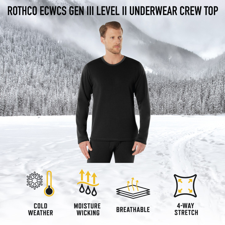  Gen III Level II Crew Top Thermal Top Underwear Shirt