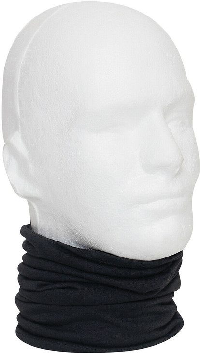 Kids Black Neck Gaiter Lightweight Polyester Multi-Use Face Mask Balaclava