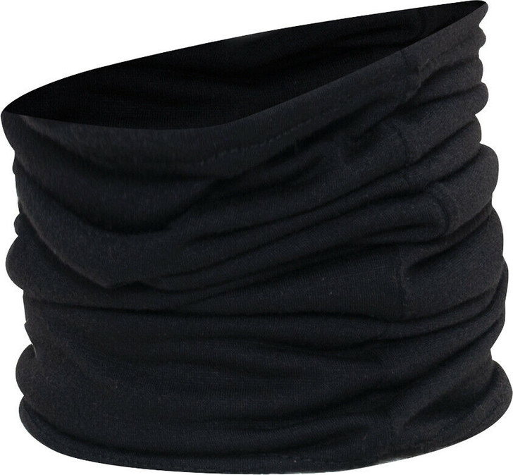 Kids Black Neck Gaiter Lightweight Polyester Multi-Use Face Mask Balaclava