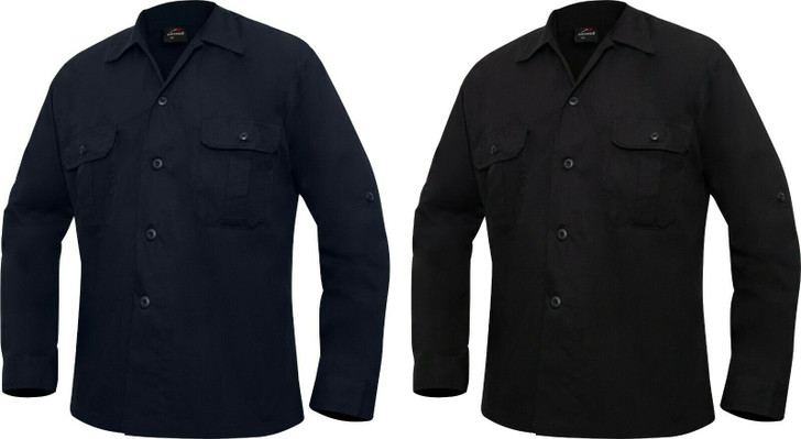 Men's Tactical Button Up Long Sleeve Lightweight Low Profile Shirt