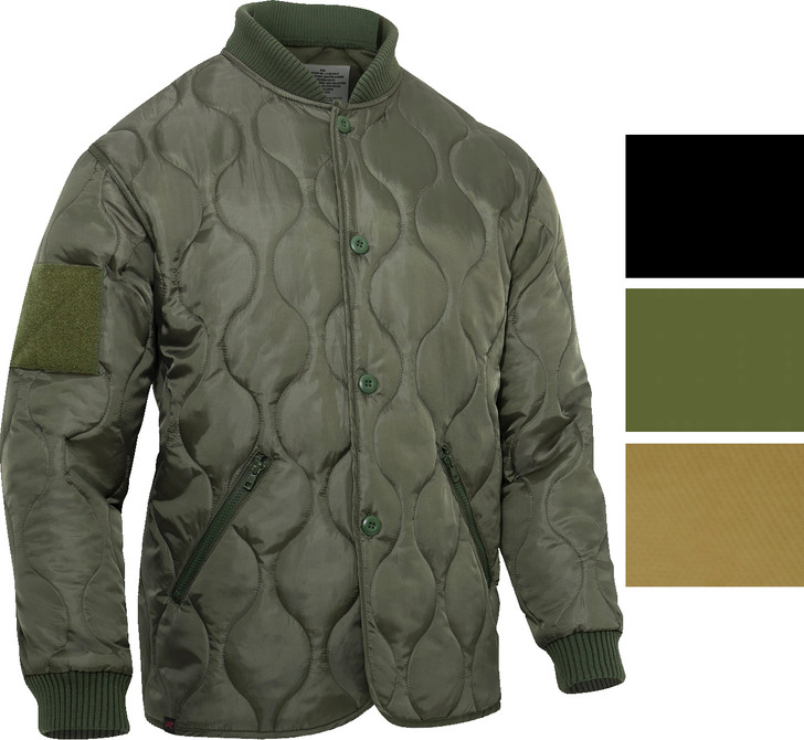 Quilted Woobie Jacket Warm Insulated Poncho Liner Lightweight Full Zip Coat