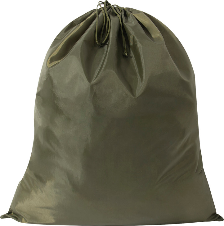 Olive Drab Laundry Backpack Lightweight Packable Large Drawstring Bag