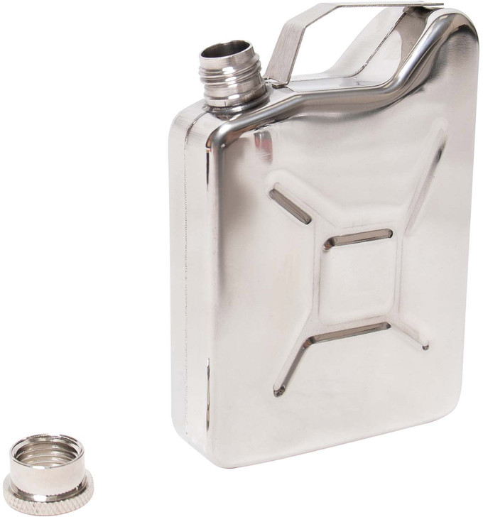 Rothco Stainless Steel Flask, Jerry Can