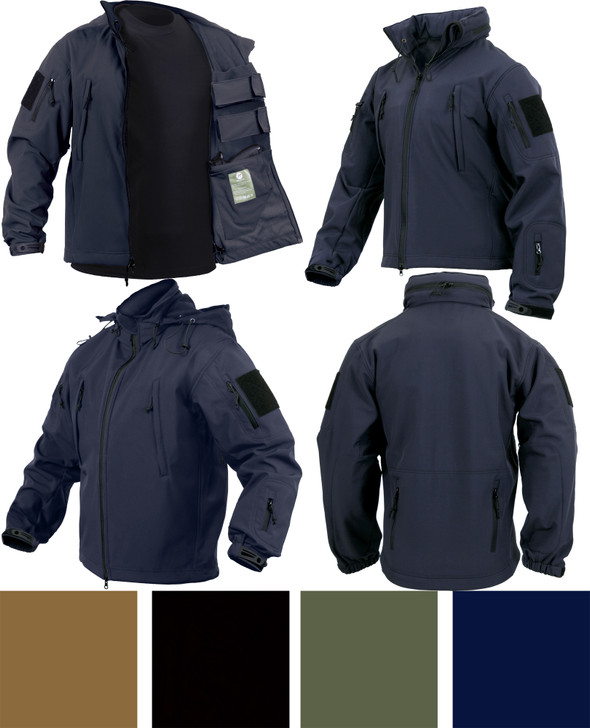 Soft Shell Concealed Carry Jacket CCW Ambidextrous Tactical Holster Waterproof