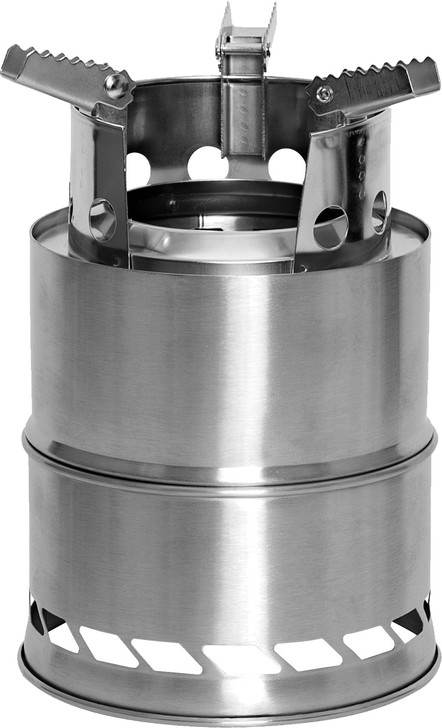 Stainless Steel Portable Camping Stove Cooker Hiking Backpacking Survival