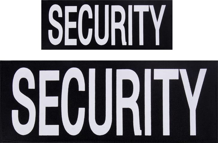 SECURITY Hook Back Patch Attachment for Vests or Jackets