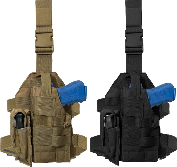 Drop Leg MOLLE Panel Tactical Duty Belt Attachment Leg Strap for Gun Holster