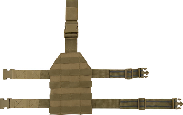 Coyote Brown Drop Leg MOLLE Panel Tactical Duty Belt Attachment Leg Strap for Gun Holster