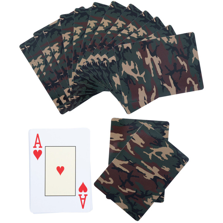 Woodland Camouflage Novelty Playing Cards Deck