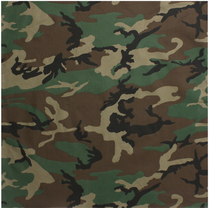 12 Pack Camo Military Bandanas, Army Camouflage Headwraps, Military Head Scarves Do-rags 100% Cotton Bandanna Covers