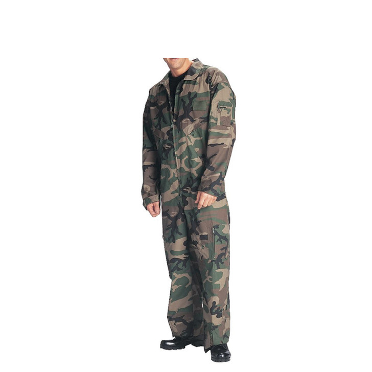 ARMYU Air Force Flight Suits, US Military Type Coveralls, Uniform Overalls/Jumpsuits for Work + Pin