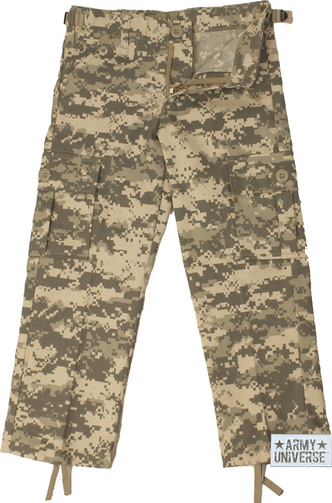 Army Universe Kids ACU Digital Camouflage Military Army BDU Pants Fatigues Pin