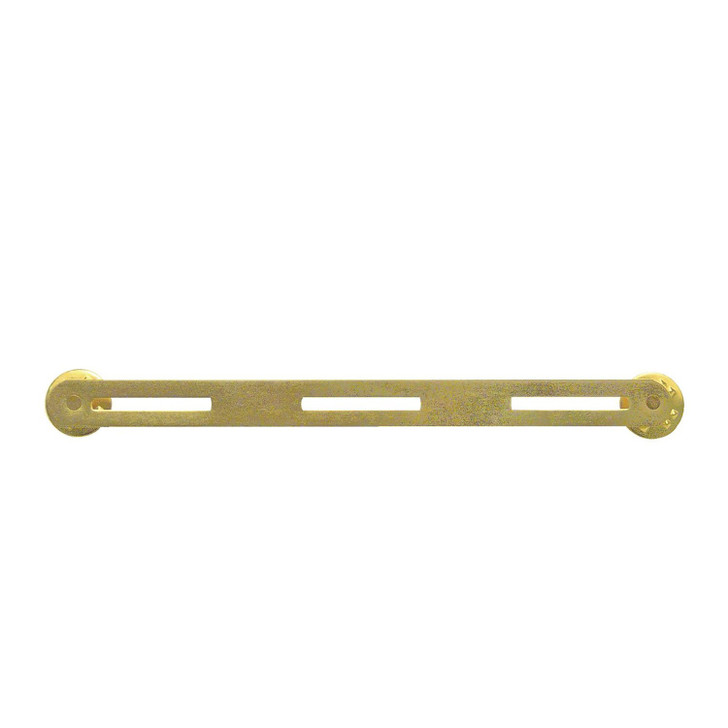 Gold - 3 Ribbon Pin-On Mount - Brass