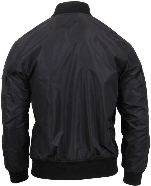 Lightweight MA1 Flight Jacket, Enhanced Nylon Military Bomber Air Force Coat