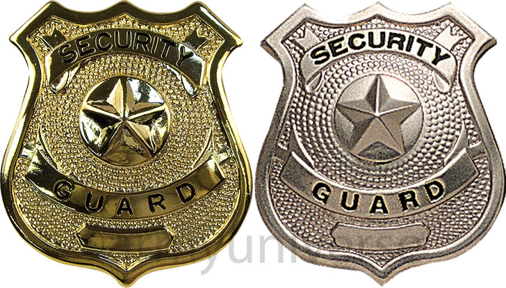 Security Guard Pin On Badge