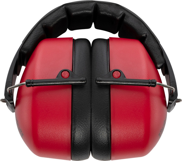 Red Folding Noise Reduction Ear Muffs Shooting Protection